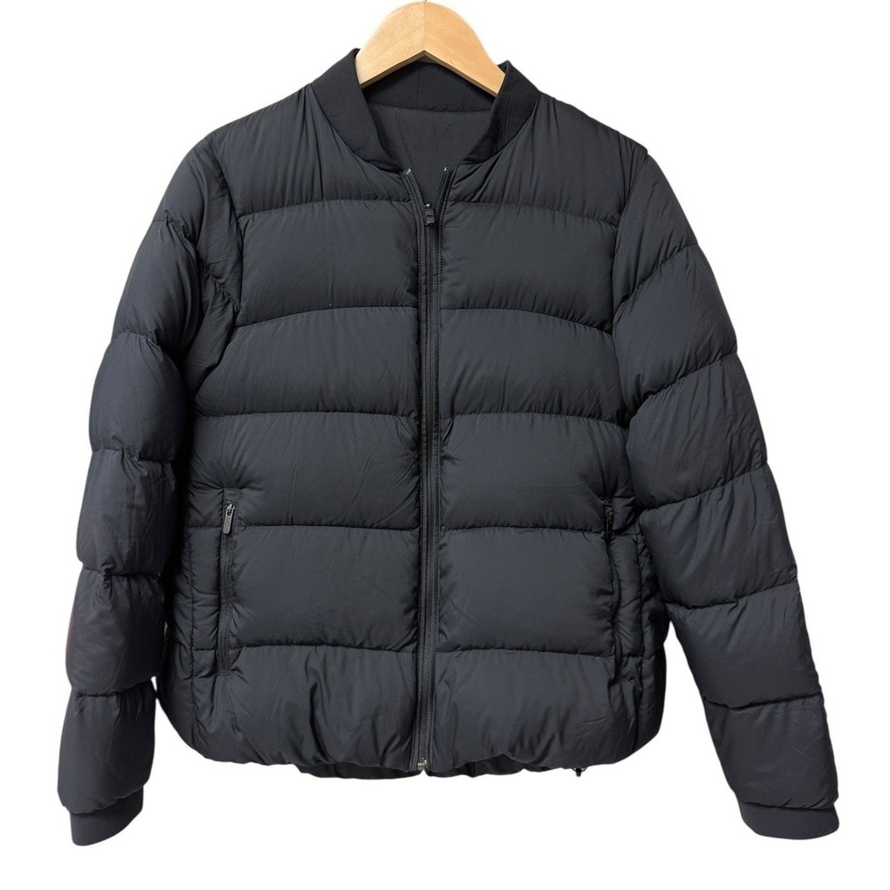 Lululemon Weightless Wunder Jacket Black Goose Down Puffer Women Size 10 Quilted - Picture 1 of 13
